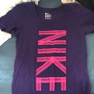 Purple Nike T-shirt